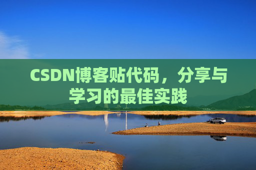 CSDN博客贴代码，分享与学习的最佳实践